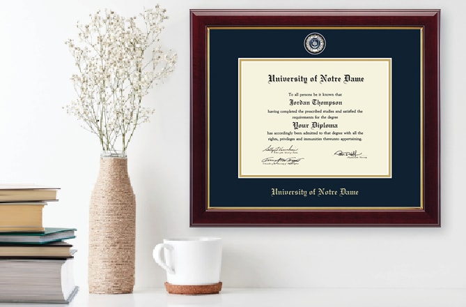 Picture of diploma frame. Shop Diploma Frames.